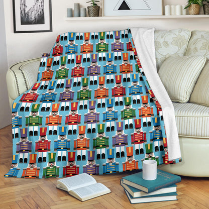 Nutcracker Pattern Print Design A02 Premium Blanket