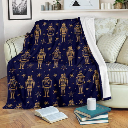 Nutcracker Pattern Print Design A05 Premium Blanket