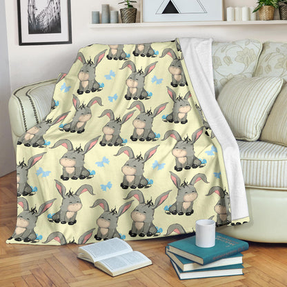 Donkey Baby Pattern Print Design 02 Premium Blanket