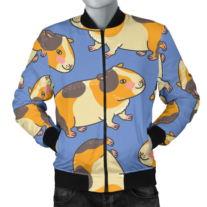 Guinea Pig Pattern Print Design 01 Men Bomber Jacket