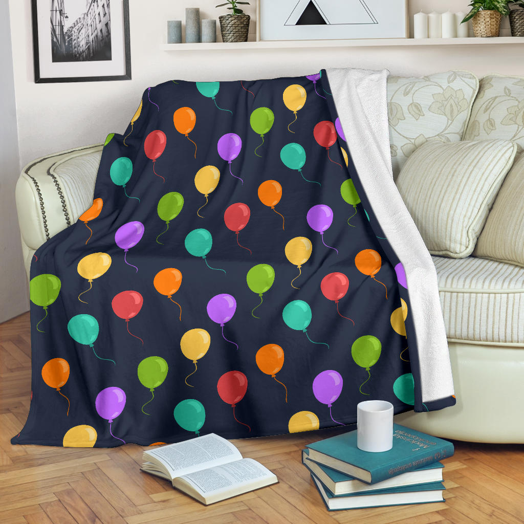 Ballon Colorful Pattern Print Design 03 Premium Blanket