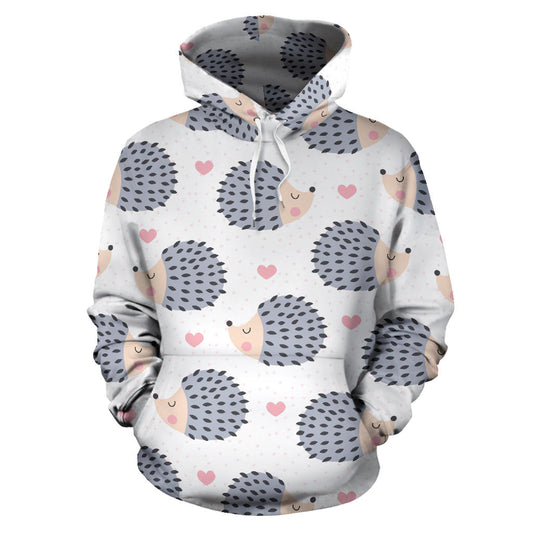 Hedgehog Baby Pattern Print Design 03 Pullover Hoodie