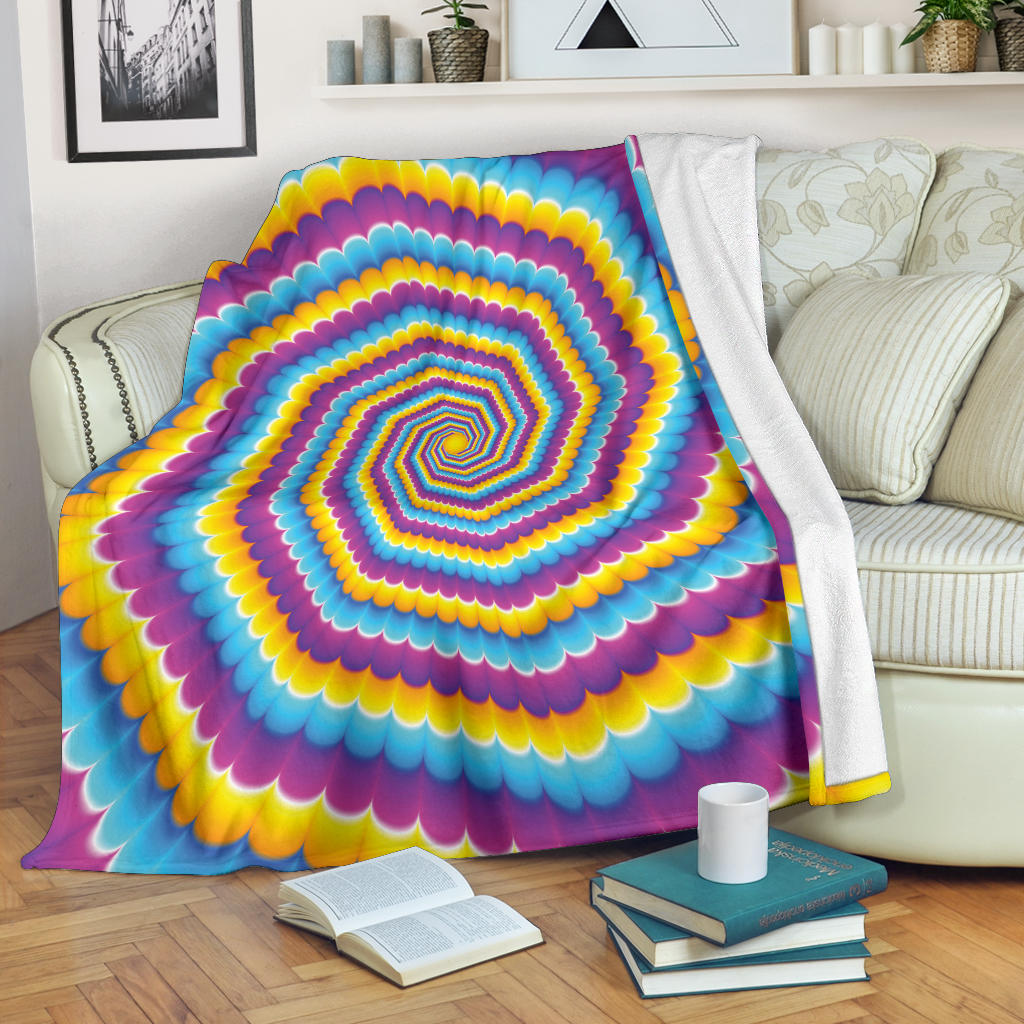 Optical illusion Pattern Print Design A04 Premium Blanket