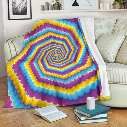 Optical illusion Pattern Print Design A04 Premium Blanket