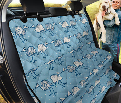 Emu Pattern Print Design 01 Rear Dog Car Seat Cover Hammock