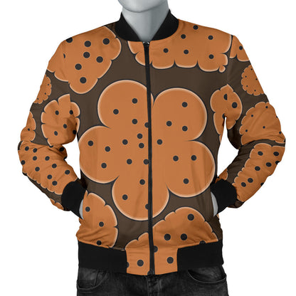 Cracker Pattern Print Design 01 Men Bomber Jacket