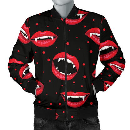 Halloween Pattern Print Design 01 Men Bomber Jacket