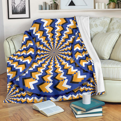 Optical illusion Pattern Print Design A01 Premium Blanket