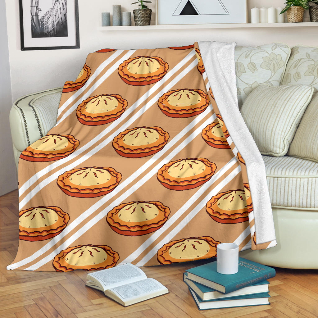 Pie Pattern Print Design A02 Premium Blanket