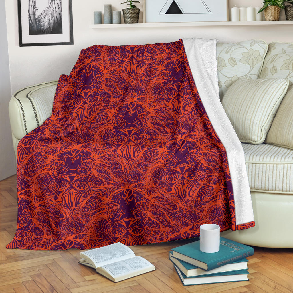 Leo Pattern Print Design 01 Premium Blanket