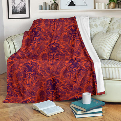 Leo Pattern Print Design 01 Premium Blanket