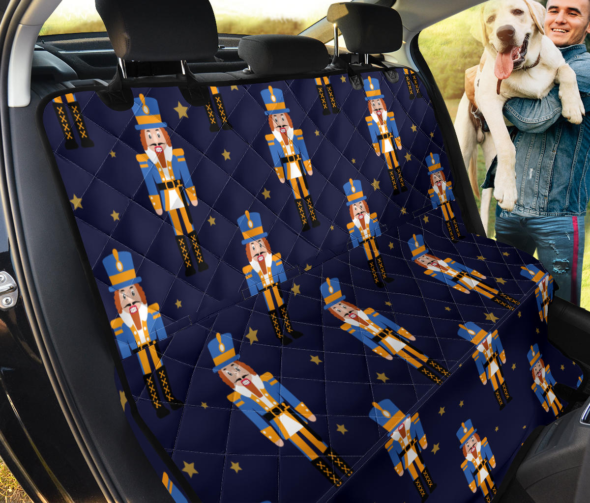 Nutcracker Pattern Print Design A04 Rear Dog Car Seat Cover Hammock