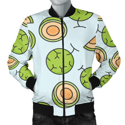 Cantaloupe Pattern Print Design 02 Men Bomber Jacket
