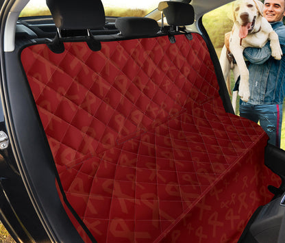 Multiple myeloma Pattern Print Design A02 Rear Dog Car Seat Cover Hammock