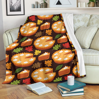 Pie Pattern Print Design A03 Premium Blanket