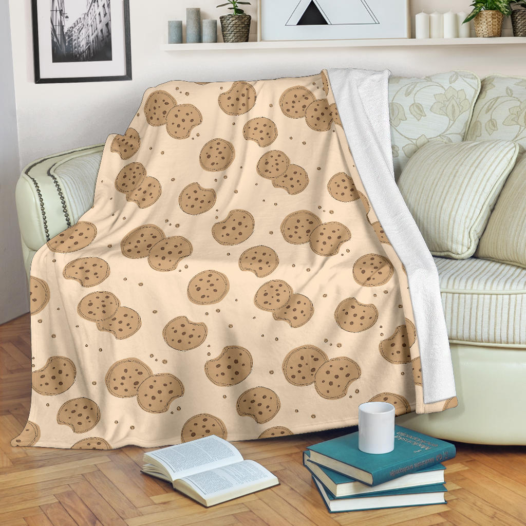 Biscuit Pattern Print Design 02 Premium Blanket