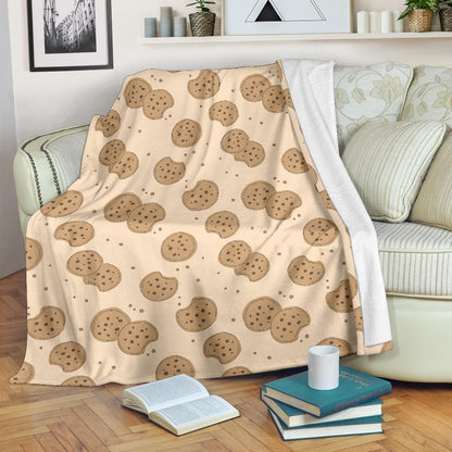 Biscuit Pattern Print Design 02 Premium Blanket
