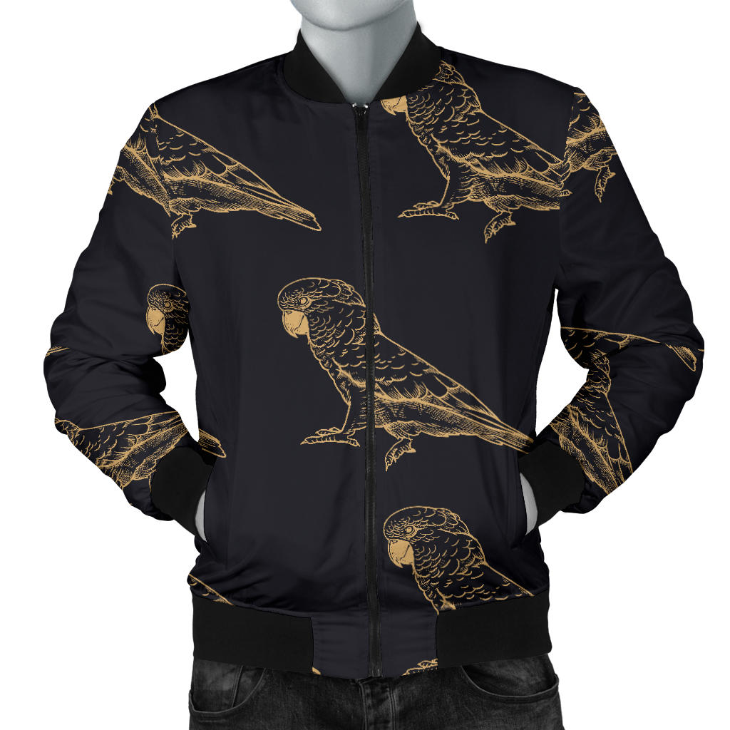 Parakeet Pattern Print Design A04 Men Bomber Jacket