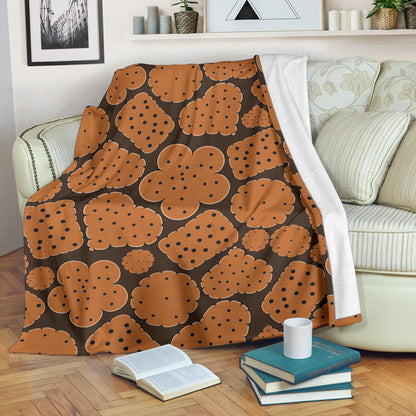 Cracker Pattern Print Design 01 Premium Blanket