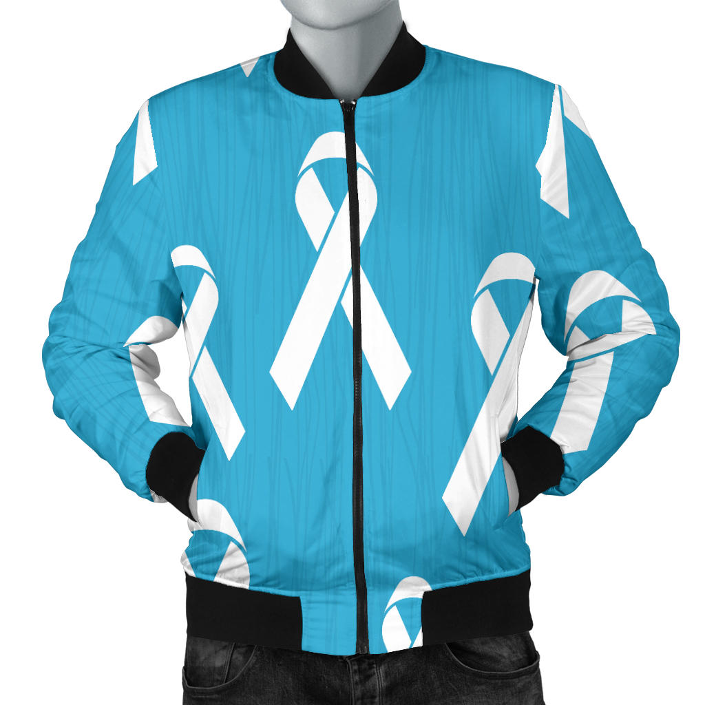 Liver cancer Pattern Print Design 01 Men Bomber Jacket