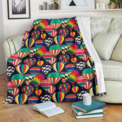 Ballon Pattern Print Design 02 Premium Blanket