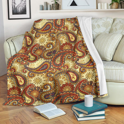 Boho Pattern Print Design 08 Premium Blanket