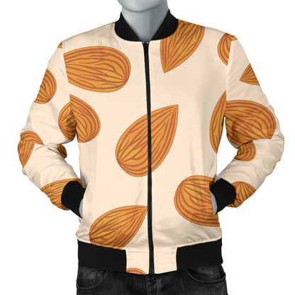 Almond Pattern Print Design 03 Men Bomber Jacket