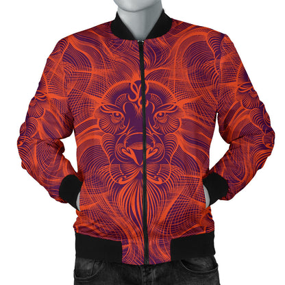 Leo Pattern Print Design 01 Men Bomber Jacket