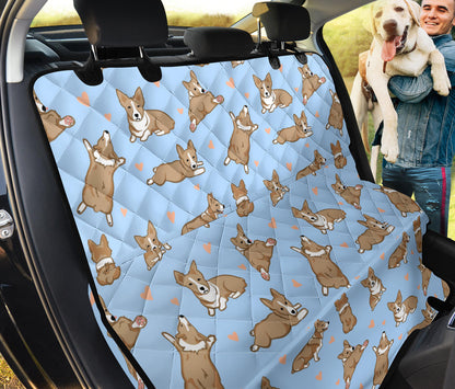 Pembroke Welsh Corgis Pattern Print Design A05 Rear Dog Car Seat Cover Hammock
