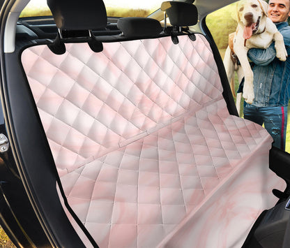 Marble Pattern Print Design 03 Rear Dog Car Seat Cover Hammock