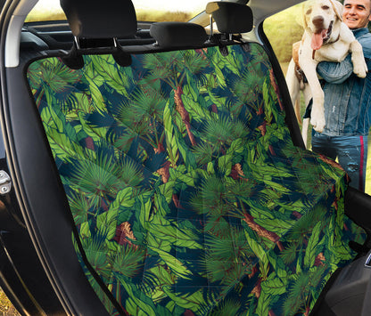 Rainforest Pattern Print Design A01 Rear Dog Car Seat Cover Hammock