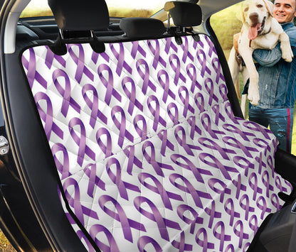 Pancreatic cancer Pattern Print Design A01 Rear Dog Car Seat Cover Hammock