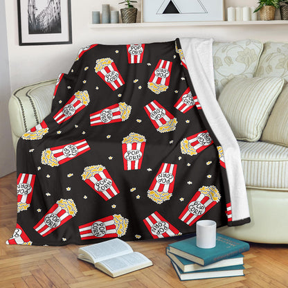 Popcorn Pattern Print Design A01 Premium Blanket