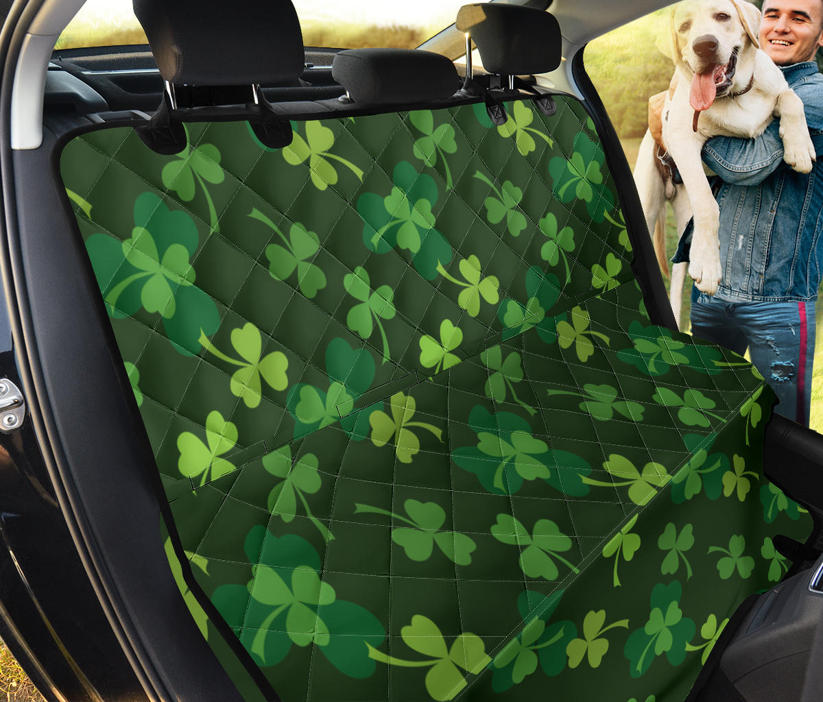 Irish Pattern Print Design 03 Rear Dog Car Seat Cover Hammock
