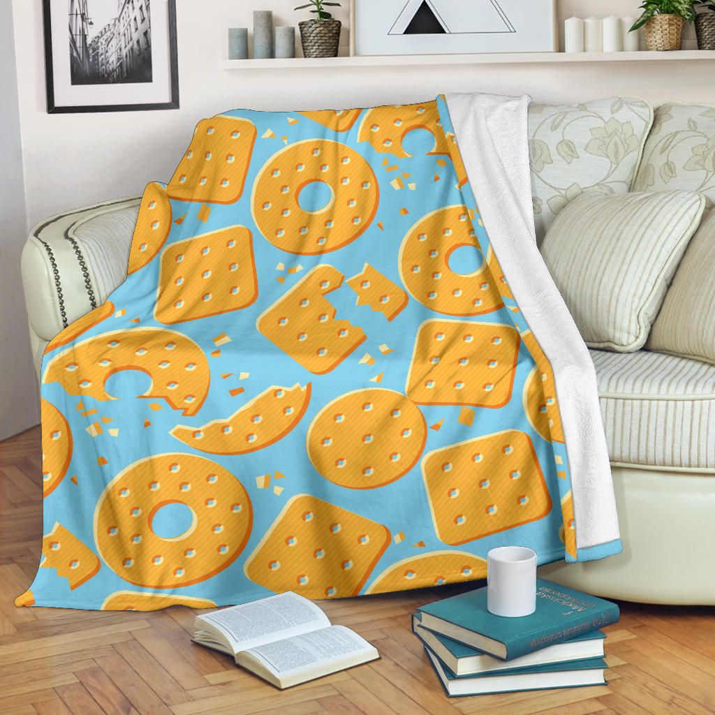 Cracker Pattern Print Design 02 Premium Blanket