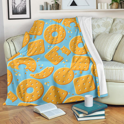 Cracker Pattern Print Design 02 Premium Blanket