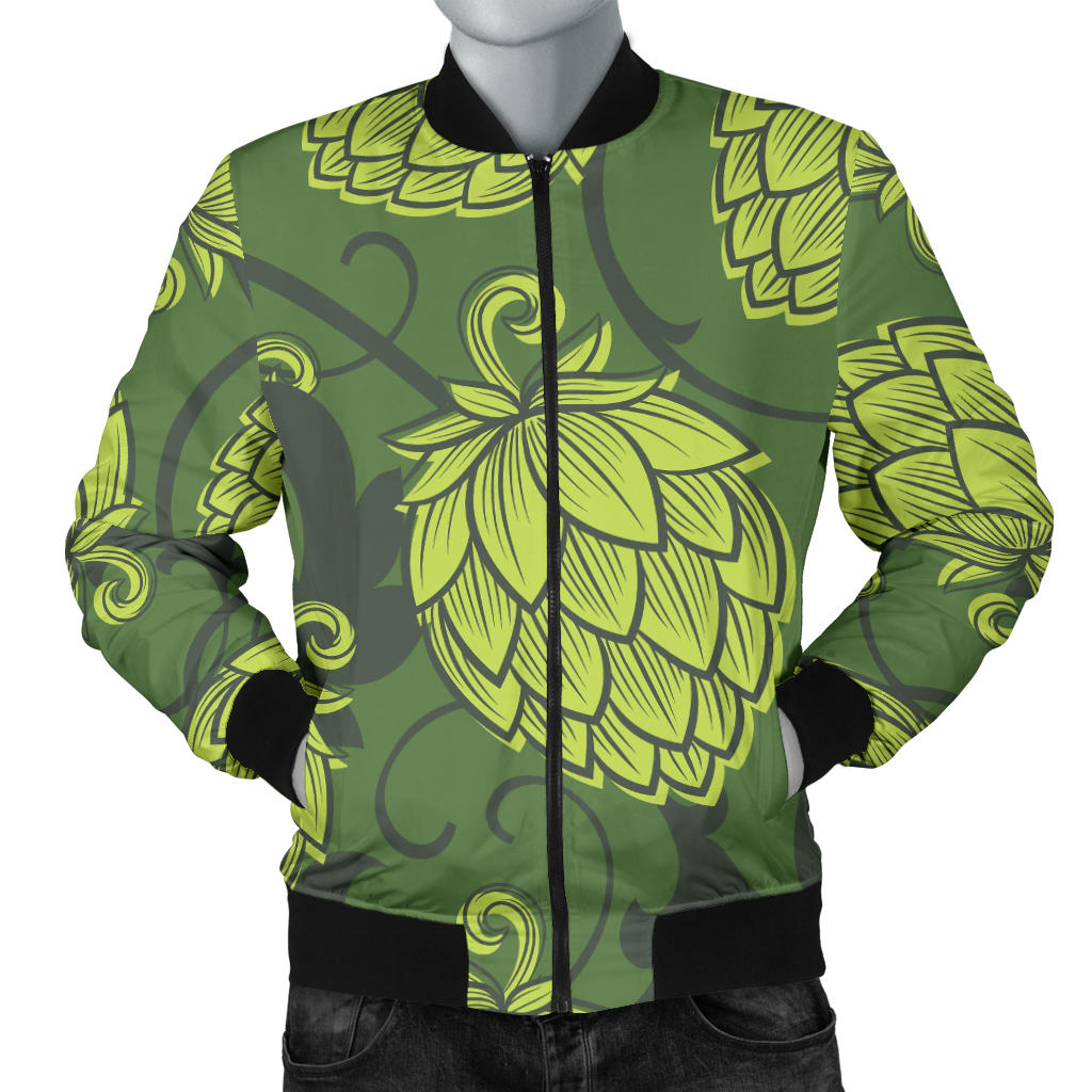Hope Pattern Print Design 02 Men Bomber Jacket