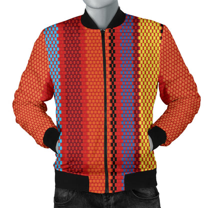 Mexican Pattern Print Design 05 Men Bomber Jacket