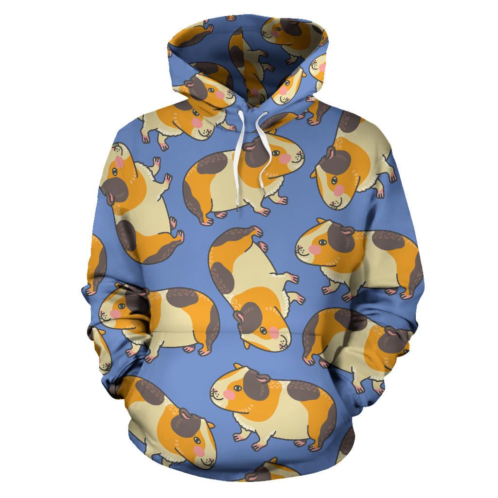 Guinea Pig Pattern Print Design 01 Pullover Hoodie