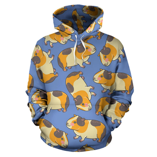Guinea Pig Pattern Print Design 01 Pullover Hoodie