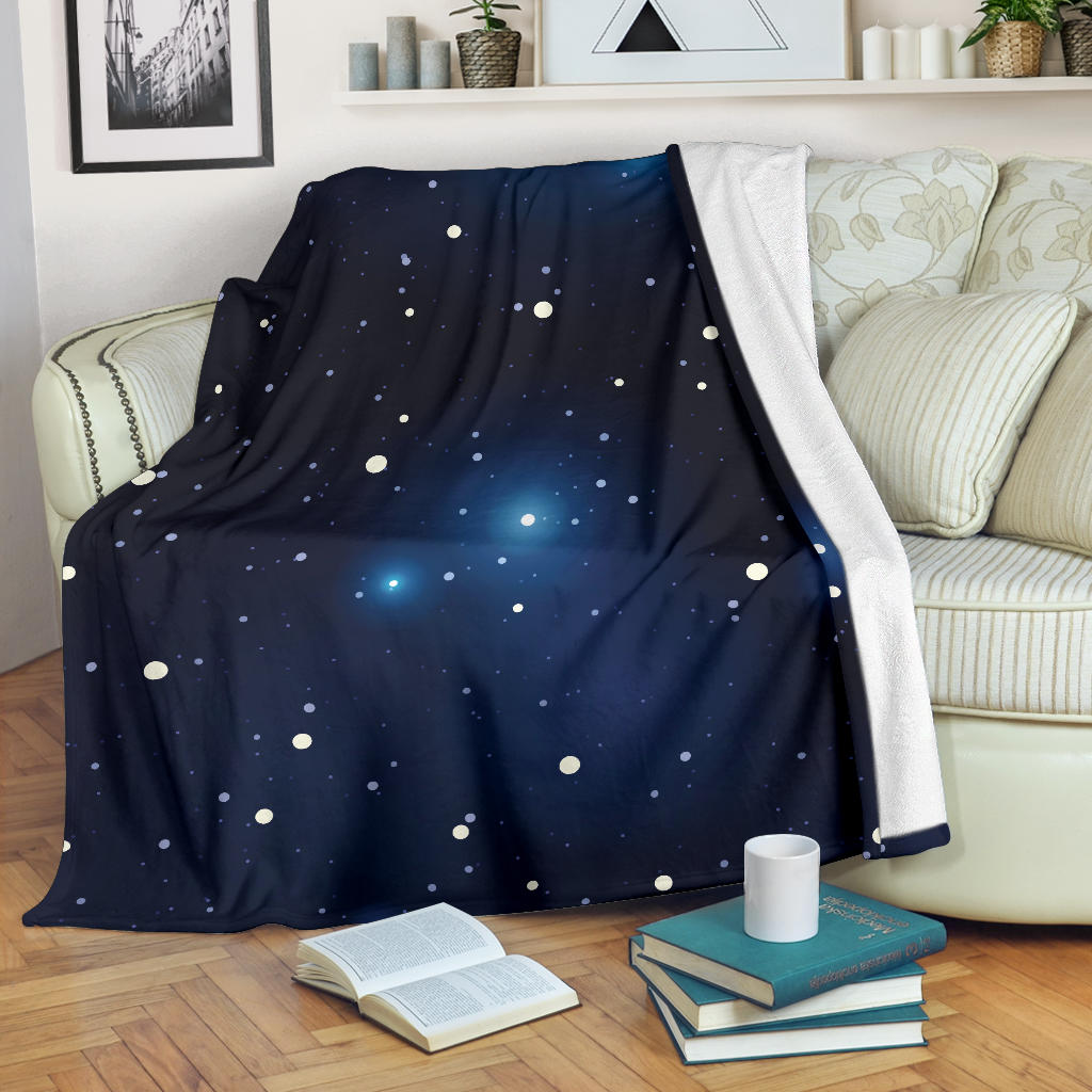 Night sky Pattern Print Design A02 Premium Blanket