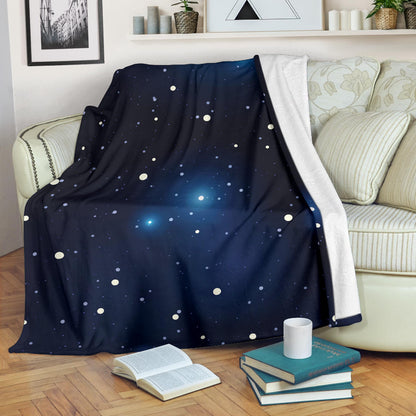 Night sky Pattern Print Design A02 Premium Blanket