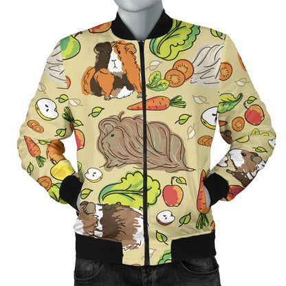 Guinea Pig Pattern Print Design 02 Men Bomber Jacket