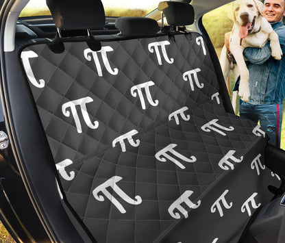 Pi Day Pattern Print Design A01 Rear Dog Car Seat Cover Hammock