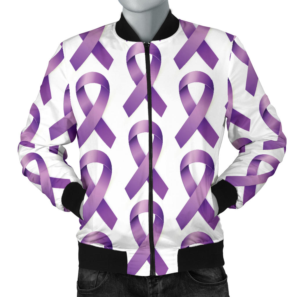 Pancreatic cancer Pattern Print Design A01 Men Bomber Jacket
