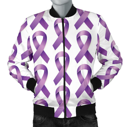 Pancreatic cancer Pattern Print Design A01 Men Bomber Jacket