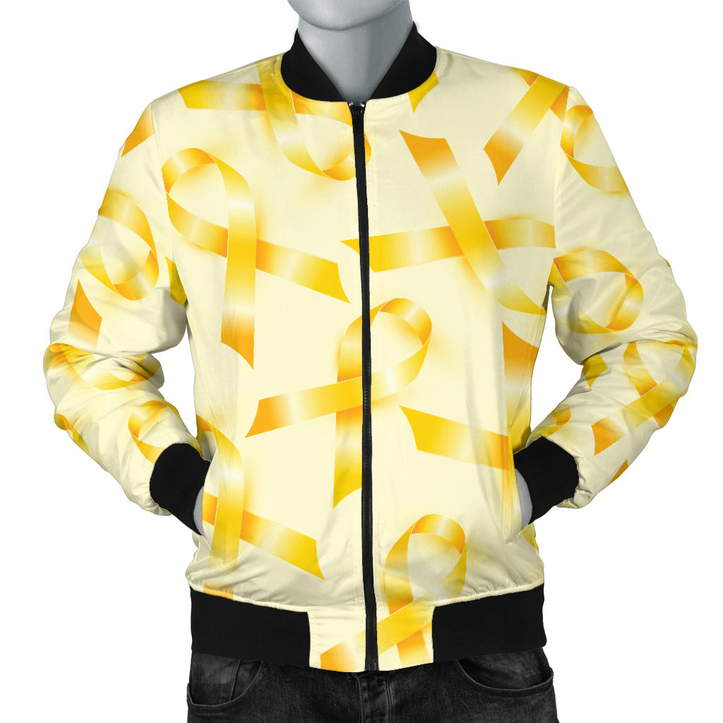 Bone cancer Pattern Print Design 01 Men Bomber Jacket