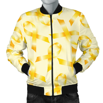 Bone cancer Pattern Print Design 01 Men Bomber Jacket