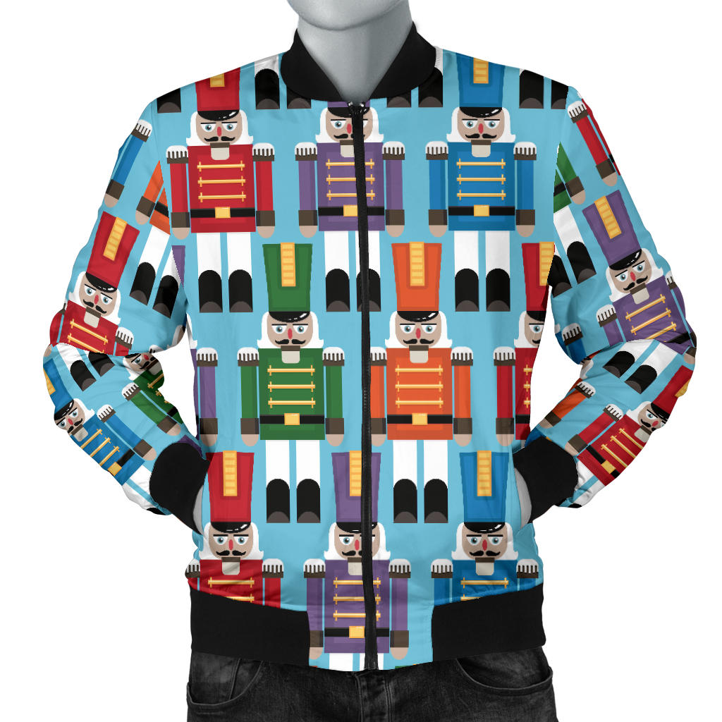 Nutcracker Pattern Print Design A02 Men Bomber Jacket