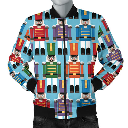 Nutcracker Pattern Print Design A02 Men Bomber Jacket